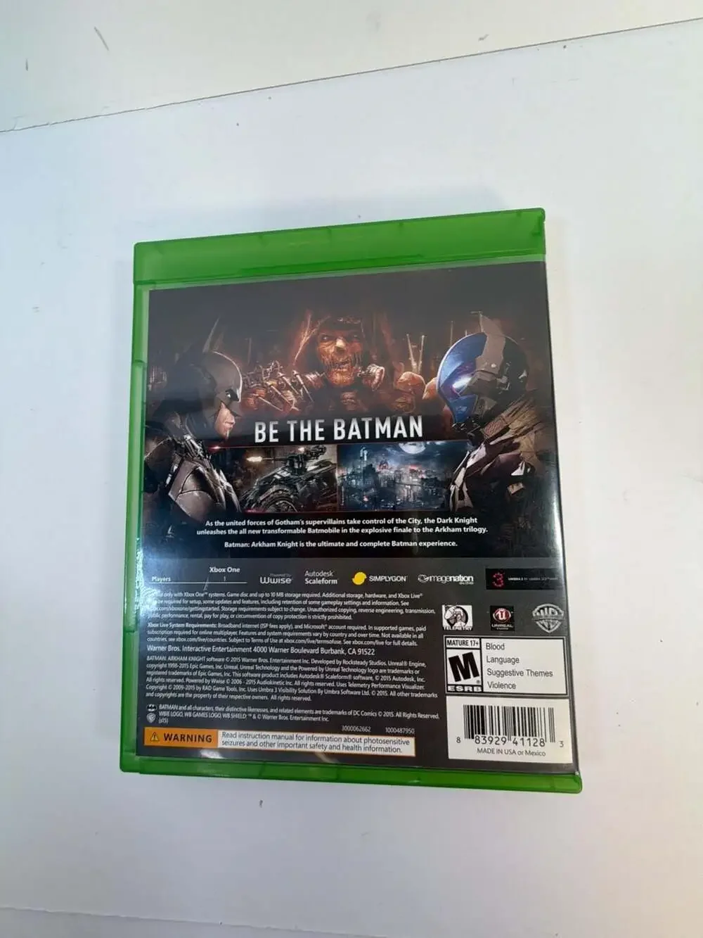 Batman:‎ Arkham Knight - Xbox One